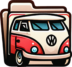 Hippie Car Icon